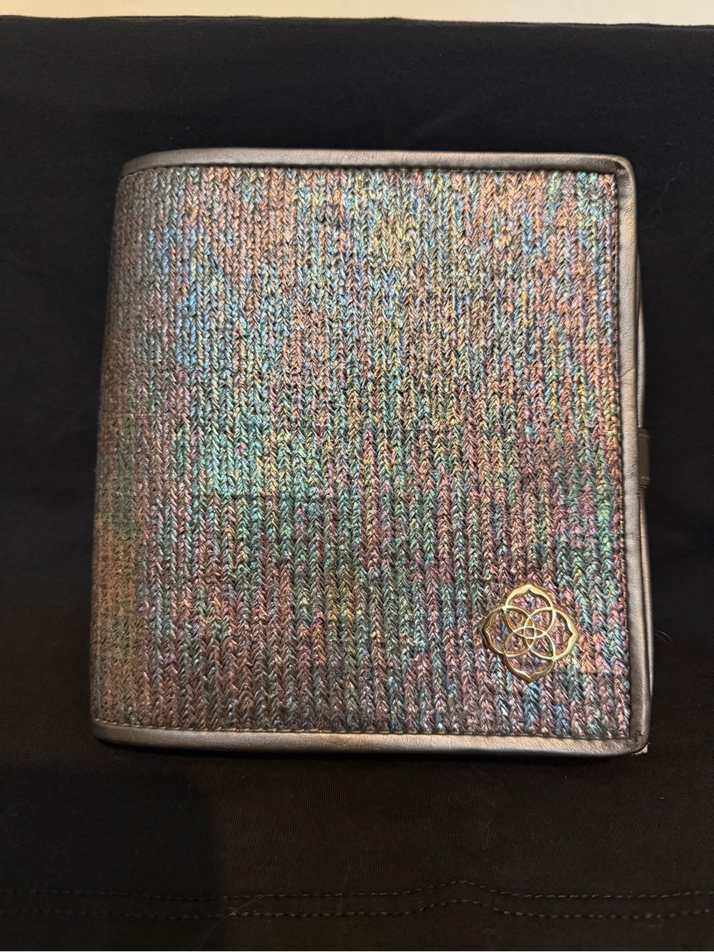 Kendra Scott Iridescent Jewelry Travel Organizer with Gold Logo